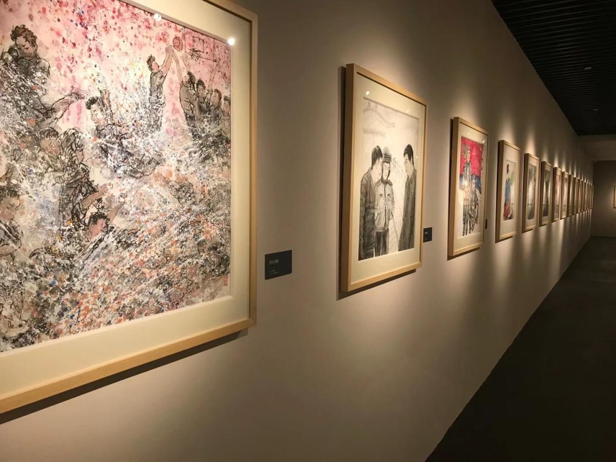 省公安厅书画展
